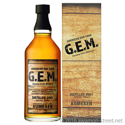 終売) G.E.M [ジェム] 42度,700ml / 久米仙酒造