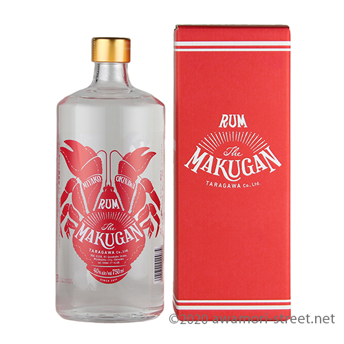 終売）MAKUGAN 40度,750ml / 多良川 ラム酒 宮古島産さとうきび100%使用