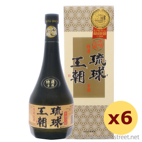 琉球王朝 特選古酒 30度,720ml ×6本セット / 多良川