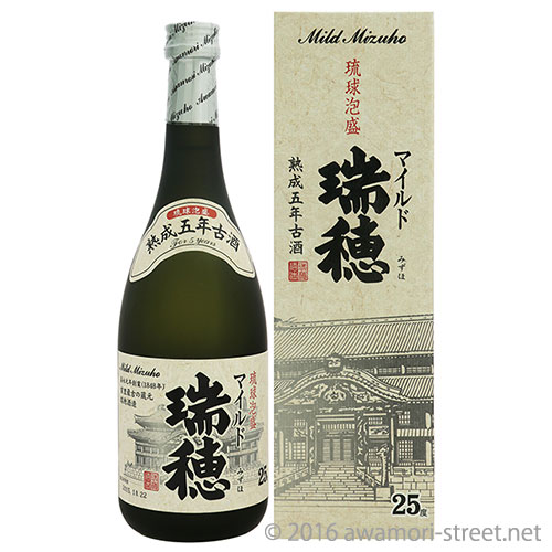 マイルド瑞穂 熟成5年古酒 25度,720ml / 瑞穂酒造