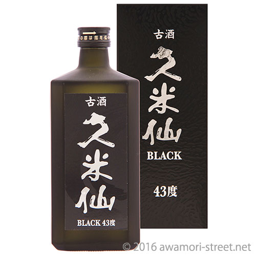 久米仙 古酒 ブラック 35度,720ml / 久米仙酒造 / 泡盛ストリート.net