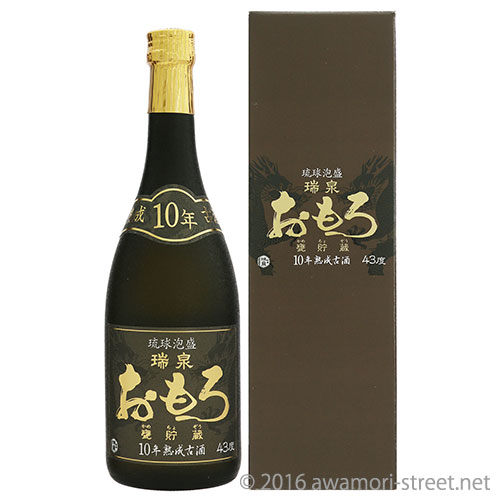 瑞泉 翔ブラック 古酒 25度,720ml / 瑞泉酒造 平成16年泡盛鑑評会県