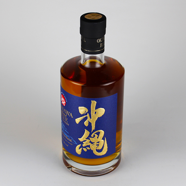 OKINAWA island BLUE 43度,700ml 沖縄発ライスウイスキー / 久米仙酒造