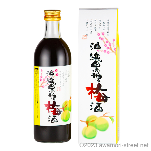 沖縄黒糖梅酒 14度,500ml / 崎山酒造廠