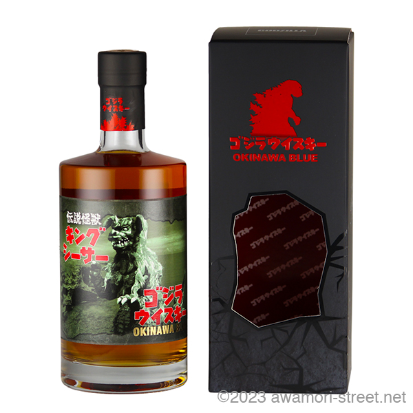 ゴジラ ウイスキー  - キングシーサー 45度,700ml / 久米仙酒造