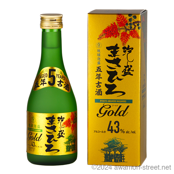 まさひろ GOLD 5年古酒 43度,300ml / まさひろ酒造