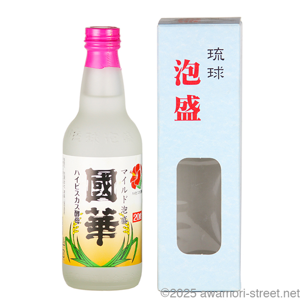 國華 ハイビスカス酵母 20度,360ml ハーフボトル / 津嘉山酒造