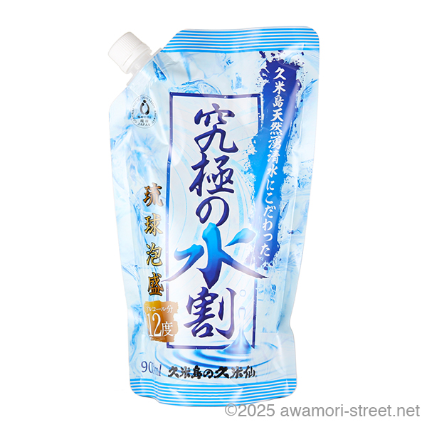 久米島の久米仙 究極の水割り パウチタイプ 12度,900ml  / 久米島の久米仙