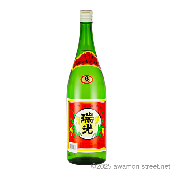 瑞光 6年古酒 2024年優等賞受賞酒 44度,1800ml 在庫1本限り / 池間酒造