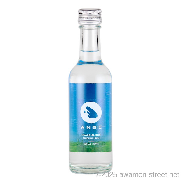 MIYAKO ISLANDS ORIGINAL RUM ANGE 40度,250ml ミニボトル ホワイトラム / 佐平建設株式会社