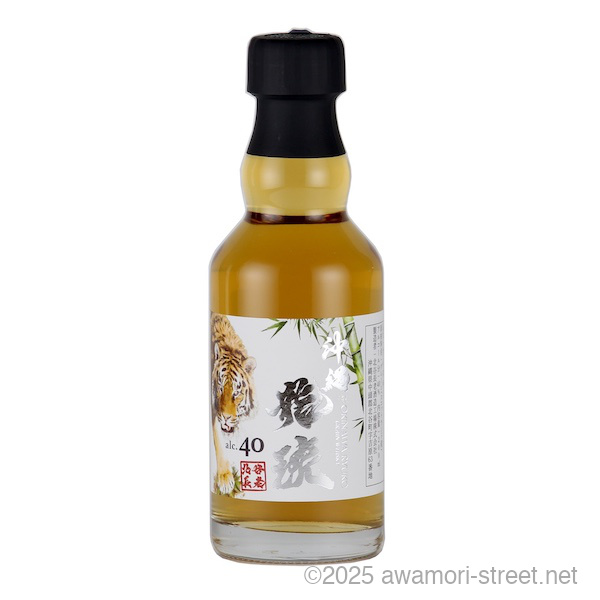 沖縄龍虎 Grain Whiskey 40度,200ml ミニボトル / 北谷長老酒造