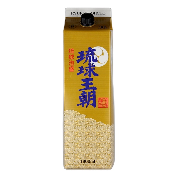 琉球王朝 古酒ブレンド 紙パック 30度,1800ml / 多良川