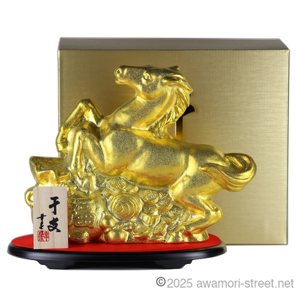 泡盛 干支ボトル 2026 午ゴールド 25度,720ml / 今帰仁酒造