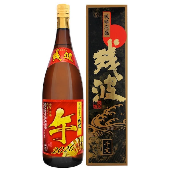 残波 干支ボトル 丙午 43度,1800ml / 比嘉酒造