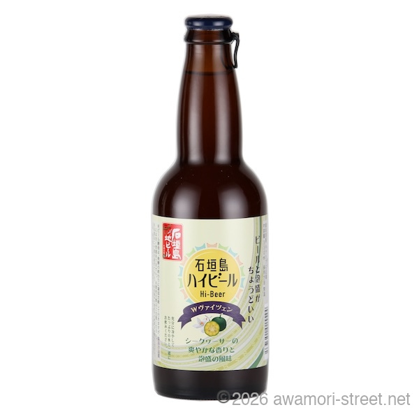 石垣島ハイビール Wヴァイチェン 10度,330ml x 24 瓶・ケース販売のみ、送料込み / 石垣島ビール