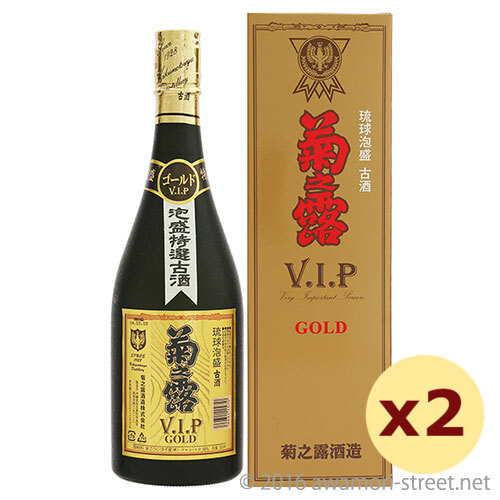 菊之露 V.I.Pゴールド 古酒 30度,720ml ×2本セット / 菊之露酒造