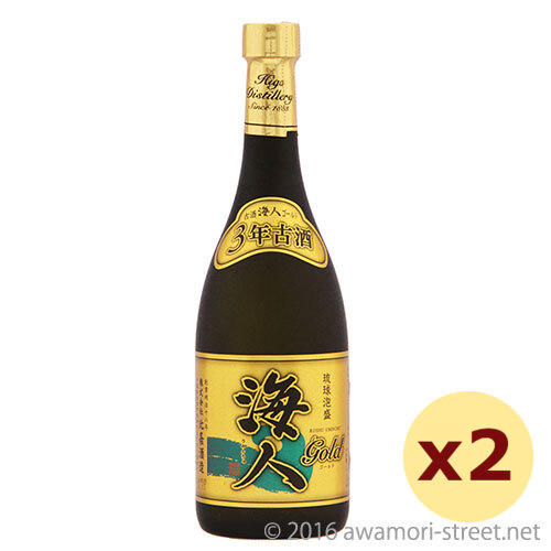 海人 ゴールド 3年古酒 30度,720ml ×2本セット / まさひろ酒造