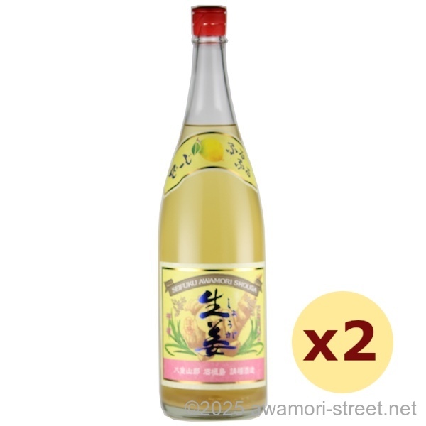 請福 生姜レモン 12度,1800ml ×2本セット / 請福酒造
