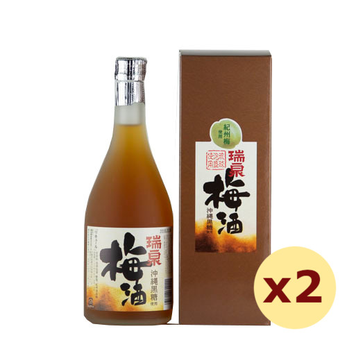 沖縄黒糖使用梅酒 12度,500ml ×2本セット / 瑞泉酒造