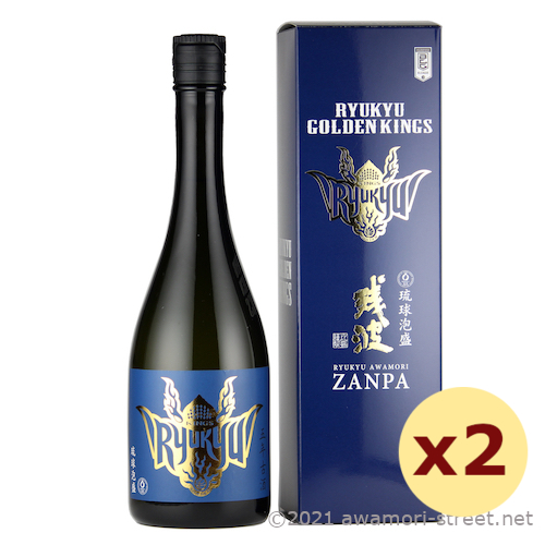 琉球ゴールデンキングス コラボレーションボトル 5年古酒 30度,720ml x 2本セット / 比嘉酒造