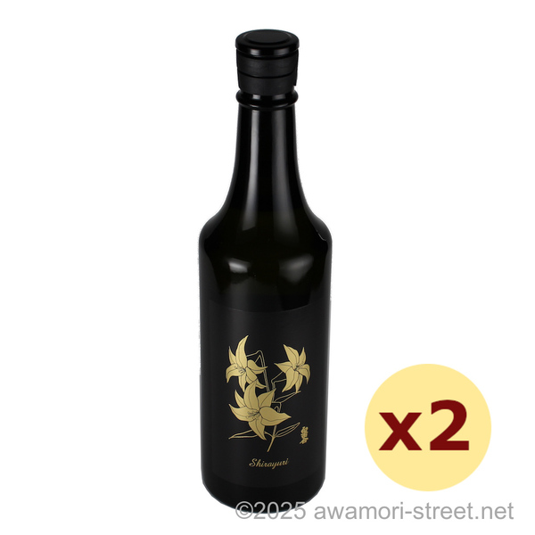 Shirayuri イヌイ菌仕込み 特別限定酒 44度,720ml x 2本セット / 池原酒造