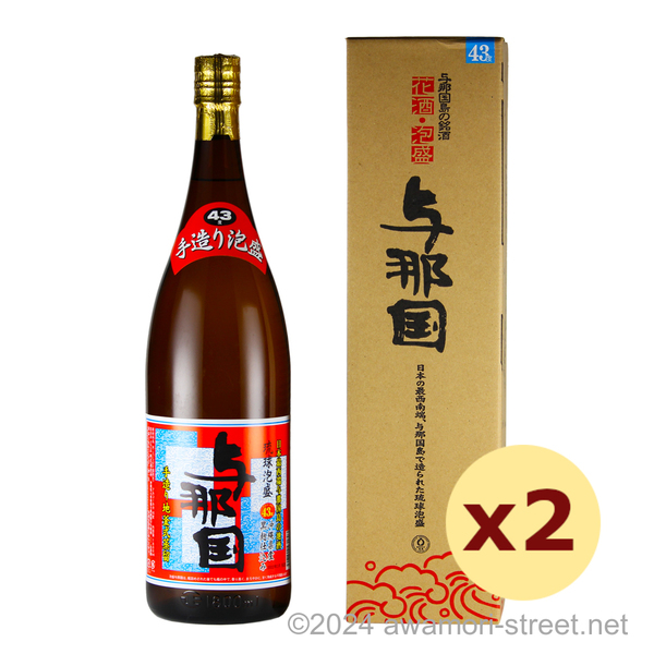 与那国 43度,1800ml x 2本セット / 崎元酒造