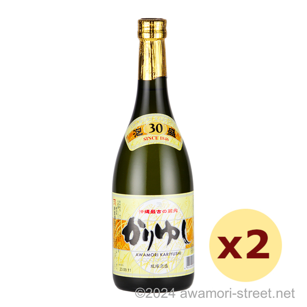 かりゆし 30度,720ml x 2本セット / 新里酒造