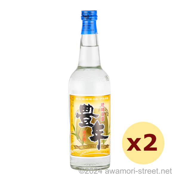 豊年 30度,600ml x 2本セット / 渡久山酒造