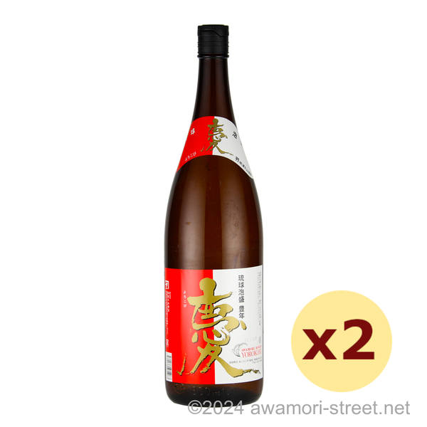 豊年 慶 〜よろこび〜 30度,1800ml x 2本セット / 渡久山酒造