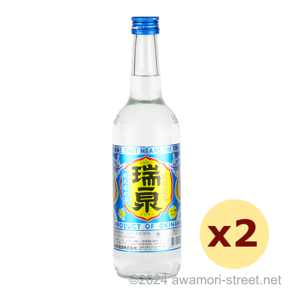 瑞泉 30度,600ml x 2本セット / 瑞泉酒造