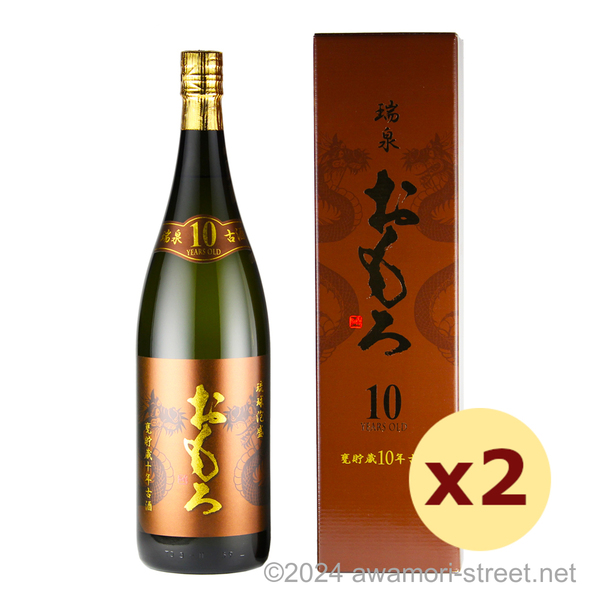 瑞泉 おもろ 10年古酒 43度,1800ml x 2本セット / 瑞泉酒造