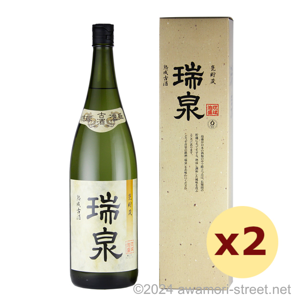 瑞泉 熟成古酒 甕貯蔵 43度,1800ml x 2本セット / 瑞泉酒造