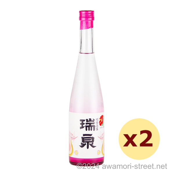 マイルド泡盛 瑞泉 ハイビスカス酵母 20度,500ml x 2本セット / 瑞泉酒造