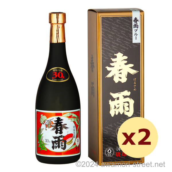 春雨ブルー 30度,720ml x 2本セット / 宮里酒造