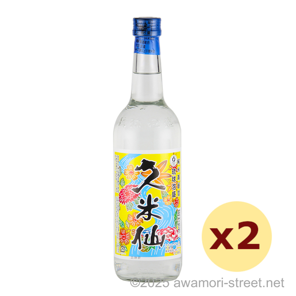 久米仙 紅型 30度,600ml x 2本セット / 久米仙酒造