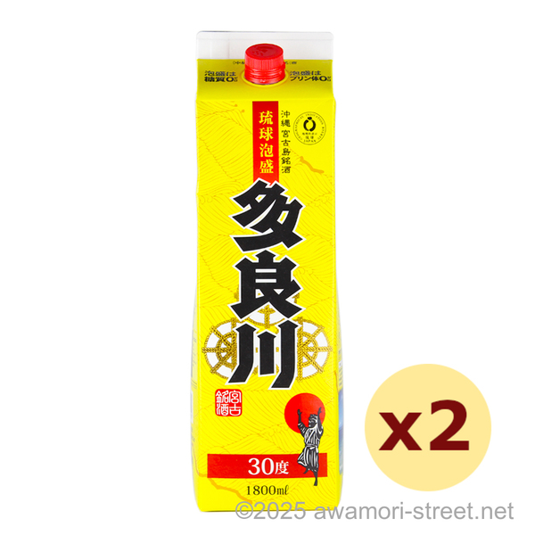 多良川 紙パック 30度,1800ml x 2本セット / 多良川