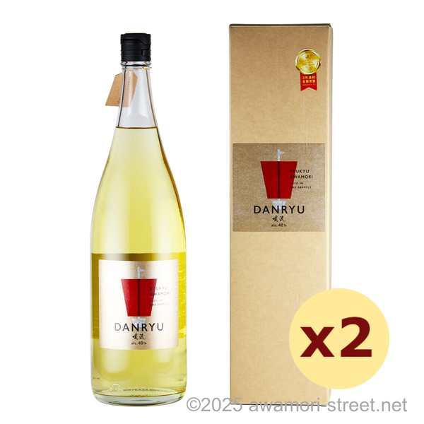 暖流 CRAFT 3年古酒 40度,1800ml x 2本セット ウイスキー樽熟成の琥珀色泡盛 / 神村酒造