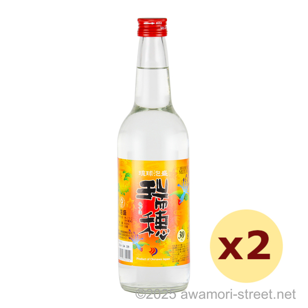 瑞穂 30度,600ml x 2本セット / 瑞穂酒造