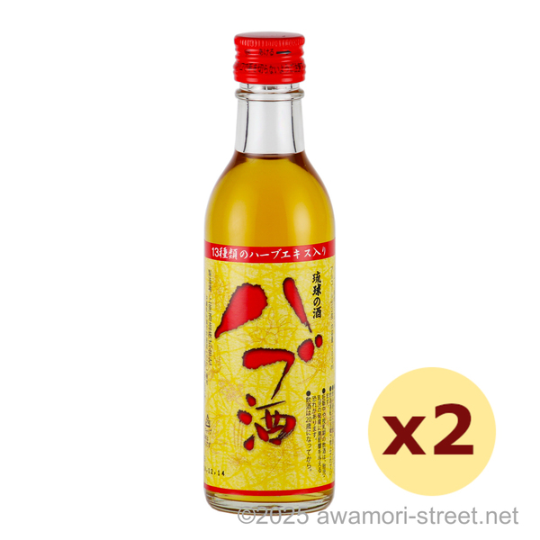 琉球の酒 ハブ酒 25度,100ml ミニボトル x 2本セット / 南都酒造