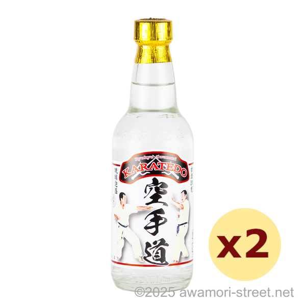 空手道 古酒 20度,360ml ハーフボトル x 2本セット / 恩納酒造