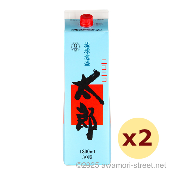 ニコニコ太郎 紙パック 30度,1800ml x 2本セット / 池間酒造