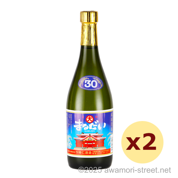 まるだい 30度,720ml x 2本セット / 今帰仁酒造