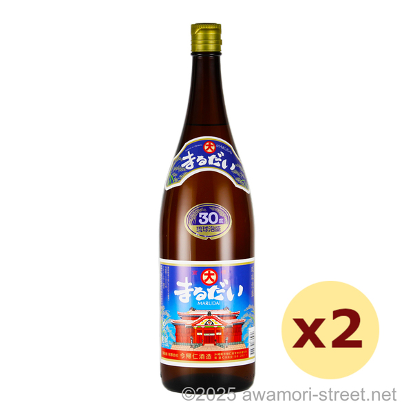 まるだい 30度,1800ml x 2本セット / 今帰仁酒造