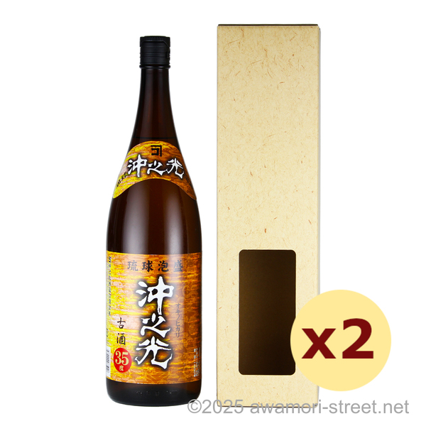 沖之光 古酒 35度,1800ml x 2本セット / 沖之光酒造