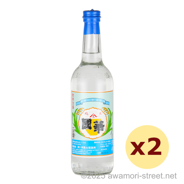 國華 43度,600ml x 2本セット / 津嘉山酒造