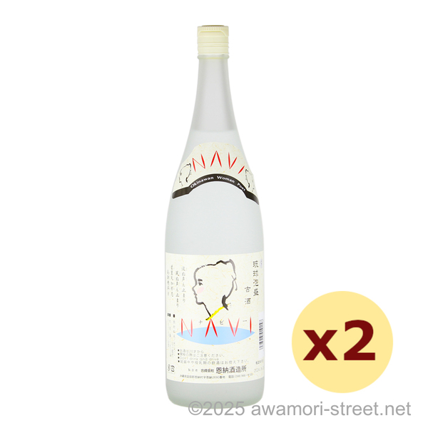 NAVI ナビー マイルド古酒 20度,1800ml x 2本セット / 恩納酒造