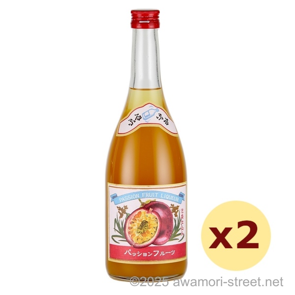 請福パッションフルーツ 泡盛仕込み 17度,720ml x 2本セット / 請福酒造