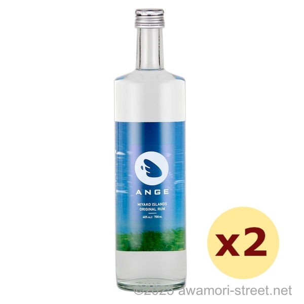 MIYAKO ISLANDS ORIGINAL RUM ANGE 40度,700ml x 2本セット ホワイトラム / 株式会社佐平建設