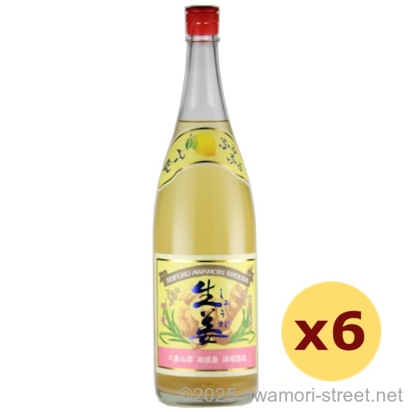 請福 生姜レモン 12度,1800ml ×6本セット / 請福酒造
