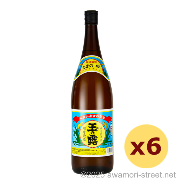 玉の露 30度,1800ml × 6本セット / 玉那覇酒造